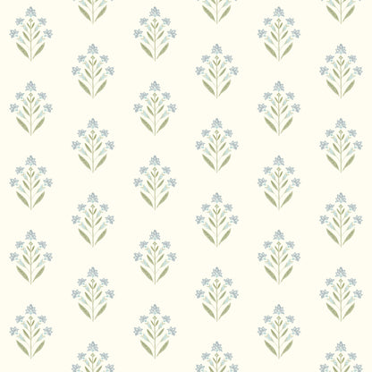 Kinfolk Kova Floral Crest Wallpaper