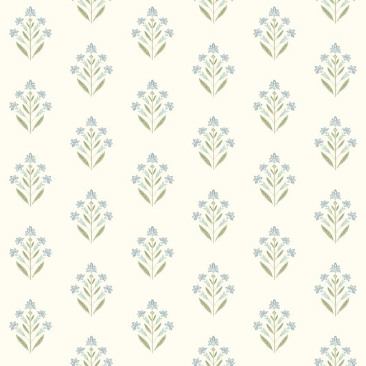 Kinfolk Kova Floral Crest Wallpaper