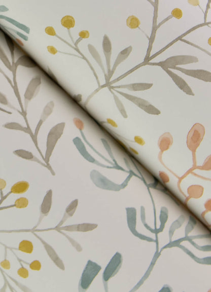 Kinfolk Tarragon Dainty Meadow Wallpaper