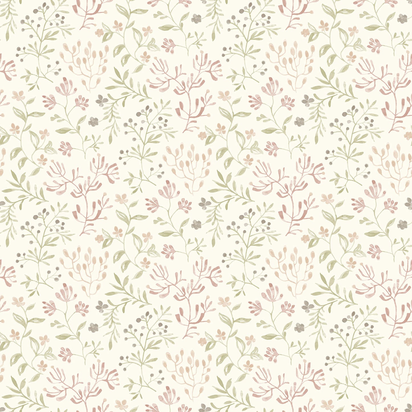 Kinfolk Tarragon Dainty Meadow Wallpaper