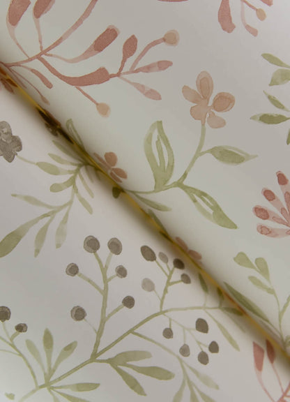 Kinfolk Tarragon Dainty Meadow Wallpaper