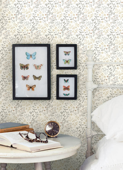 Kinfolk Tarragon Dainty Meadow Wallpaper