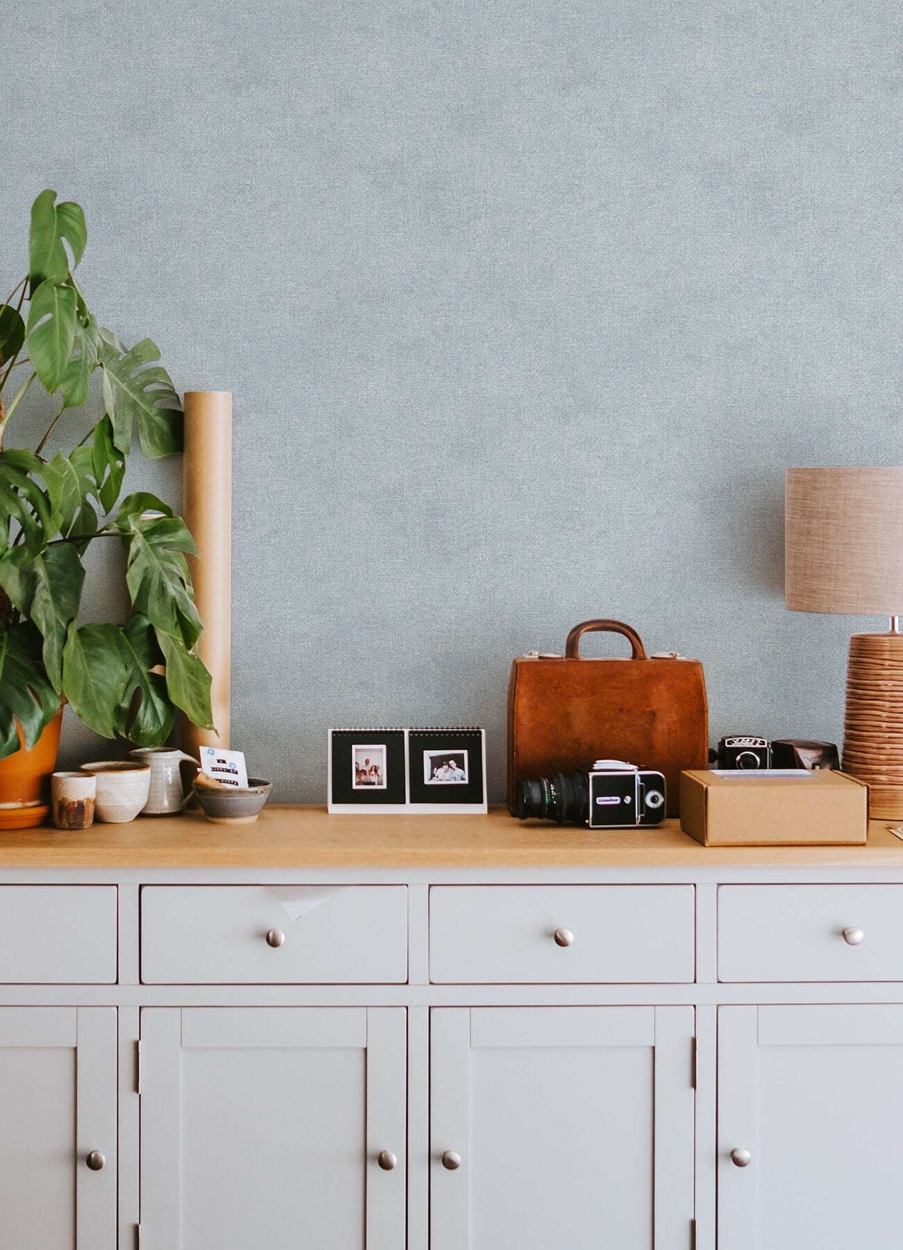 Kinfolk Homespun Textured Wallpaper