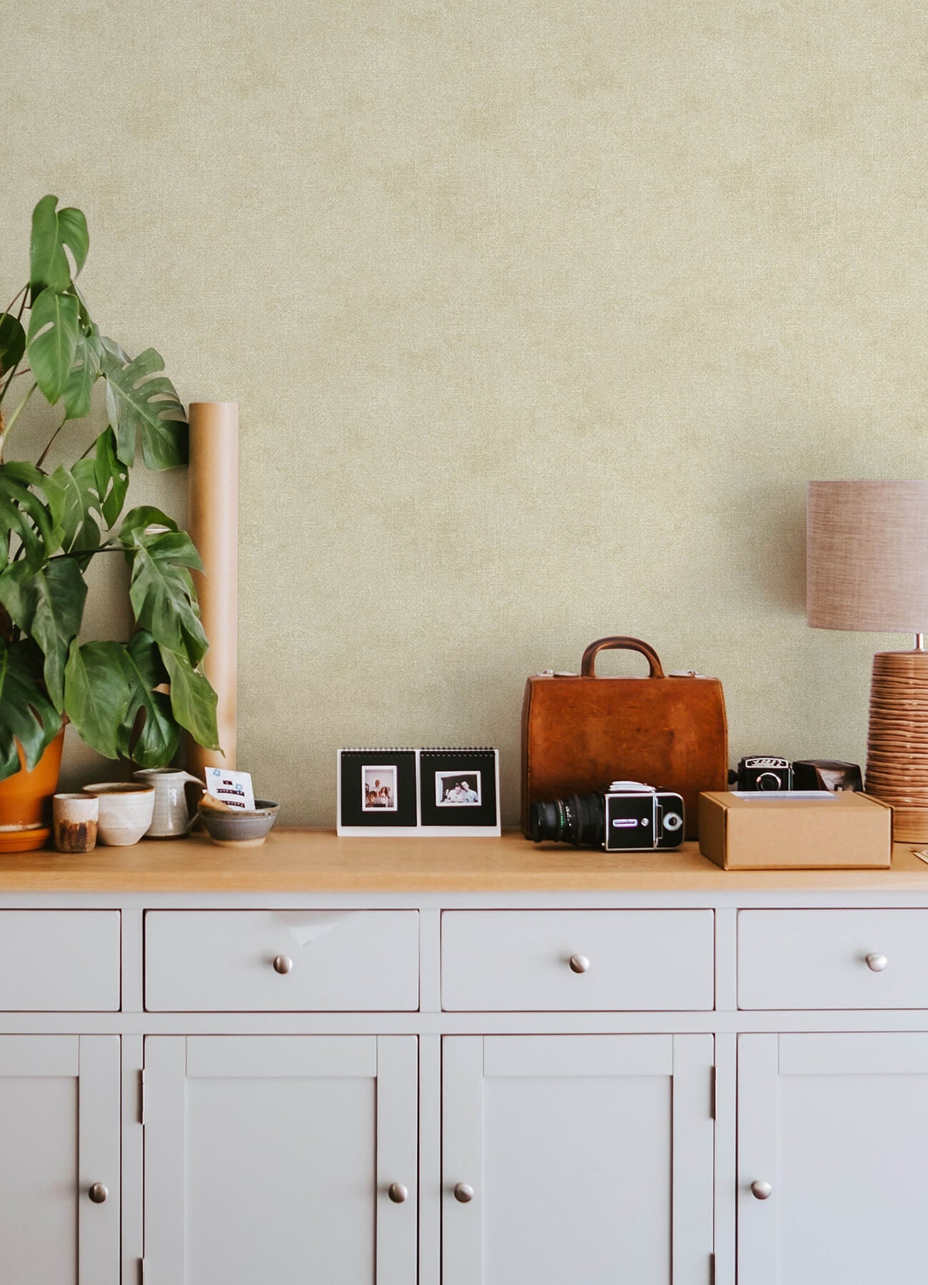 Kinfolk Homespun Textured Wallpaper