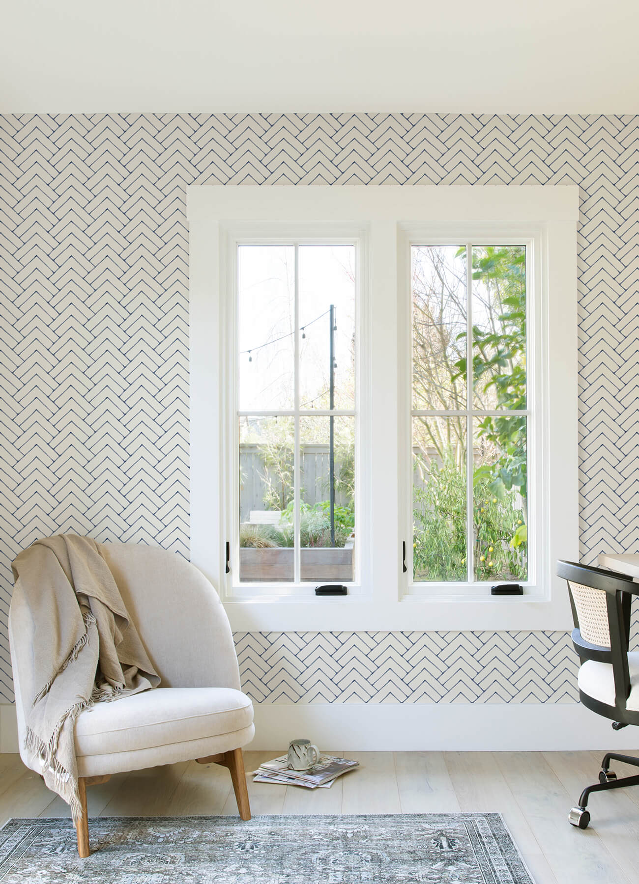 Kinfolk Oswin Herringbone Wallpaper