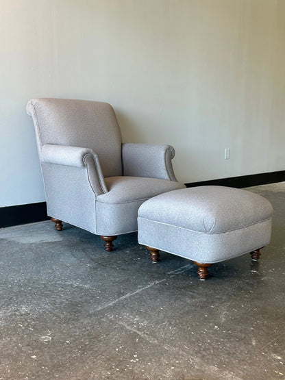 Reading Chair & Ottoman