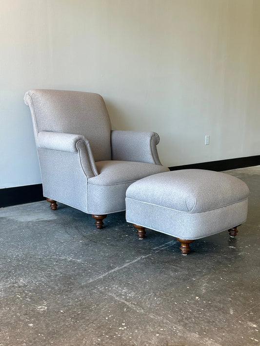 Reading Chair & Ottoman