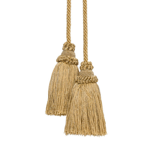 Annecy Chair Tassel by Samuel & Sons in Metallic Yellow Gold
