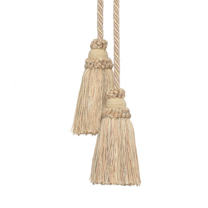 Annecy Chair Tassel by Samuel & Sons in Cream/Pale Grey