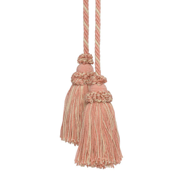 Annecy Chair Tassel by Samuel & Sons in Pink/Cream