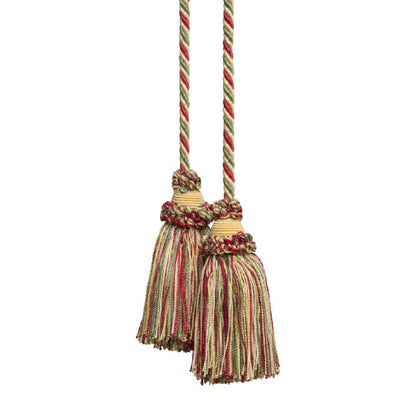 Annecy Chair Tassel by Samuel & Sons in Yellow/Green/Rose