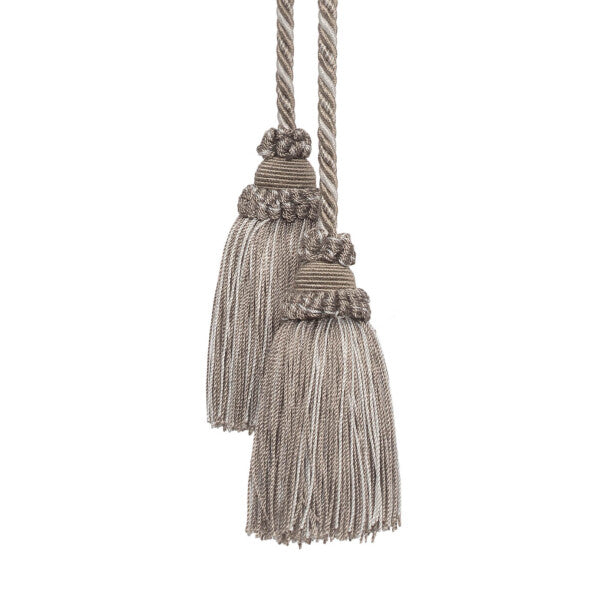 Annecy Chair Tassel by Samuel & Sons in Light Grey/Silver