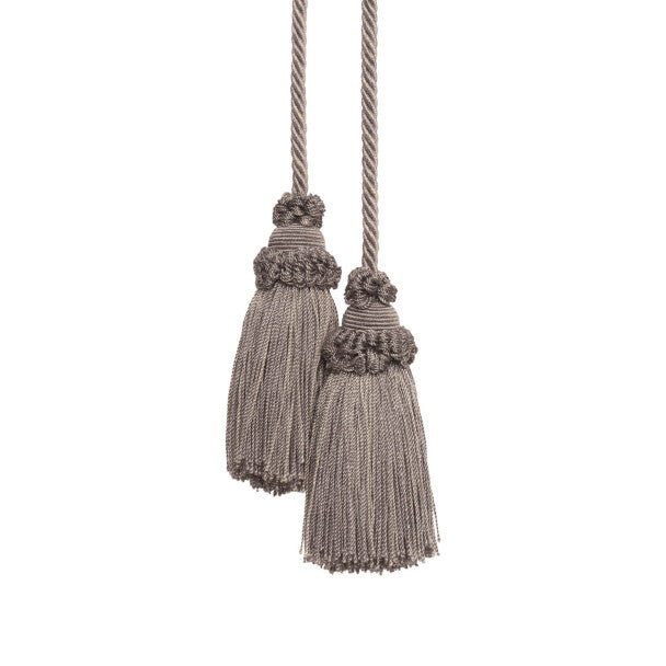 Annecy Chair Tassel by Samuel & Sons in Dark Grey