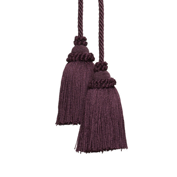 Annecy Chair Tassel by Samuel & Sons in Raisin