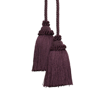 Annecy Chair Tassel by Samuel & Sons in Raisin