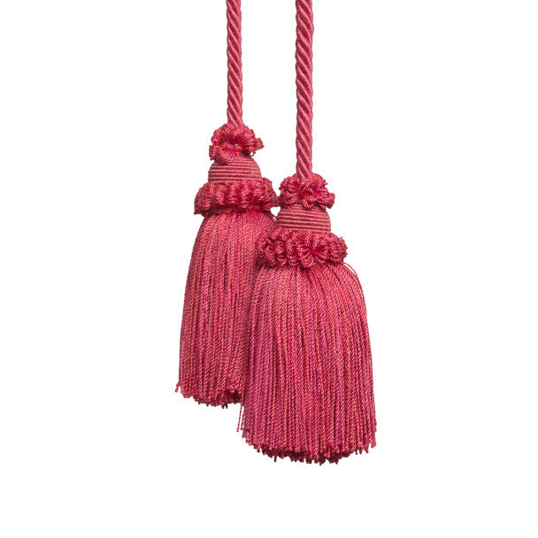 Annecy Chair Tassel by Samuel & Sons in Raspberry