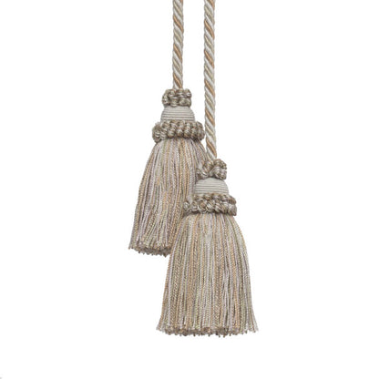 Annecy Chair Tassel by Samuel & Sons in Pale Green/Taupe