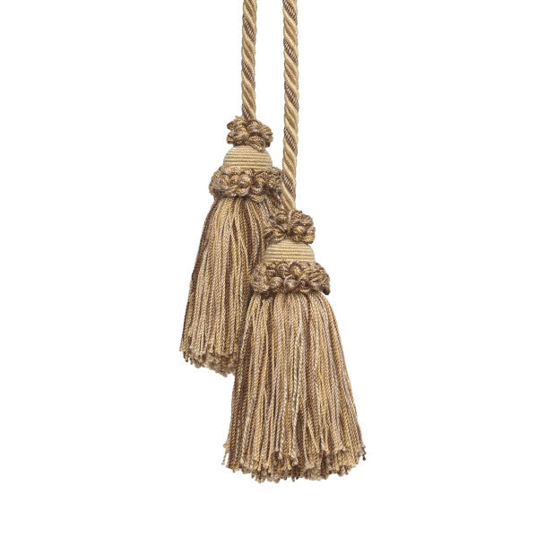 Annecy Chair Tassel by Samuel & Sons in Shades Of Tan/Brown