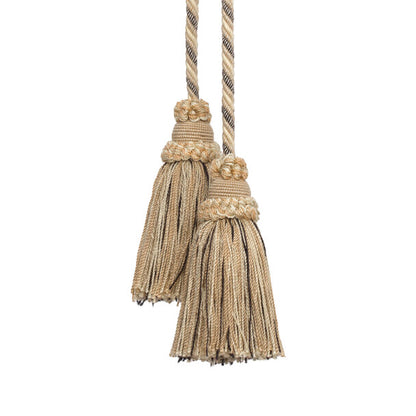 Annecy Chair Tassel by Samuel & Sons in Ivory/Cream/Black