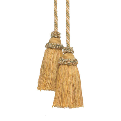 Annecy Chair Tassel by Samuel & Sons in Gold/Olive/Ivory