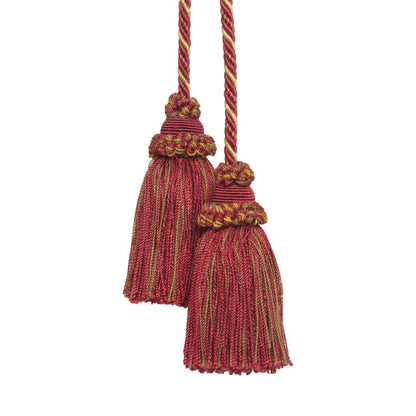 Annecy Chair Tassel by Samuel & Sons in Red/Gold