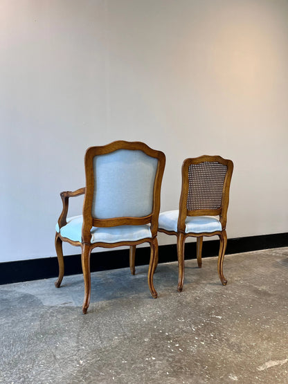Vintage French Provincial Louis XV Style Chairs