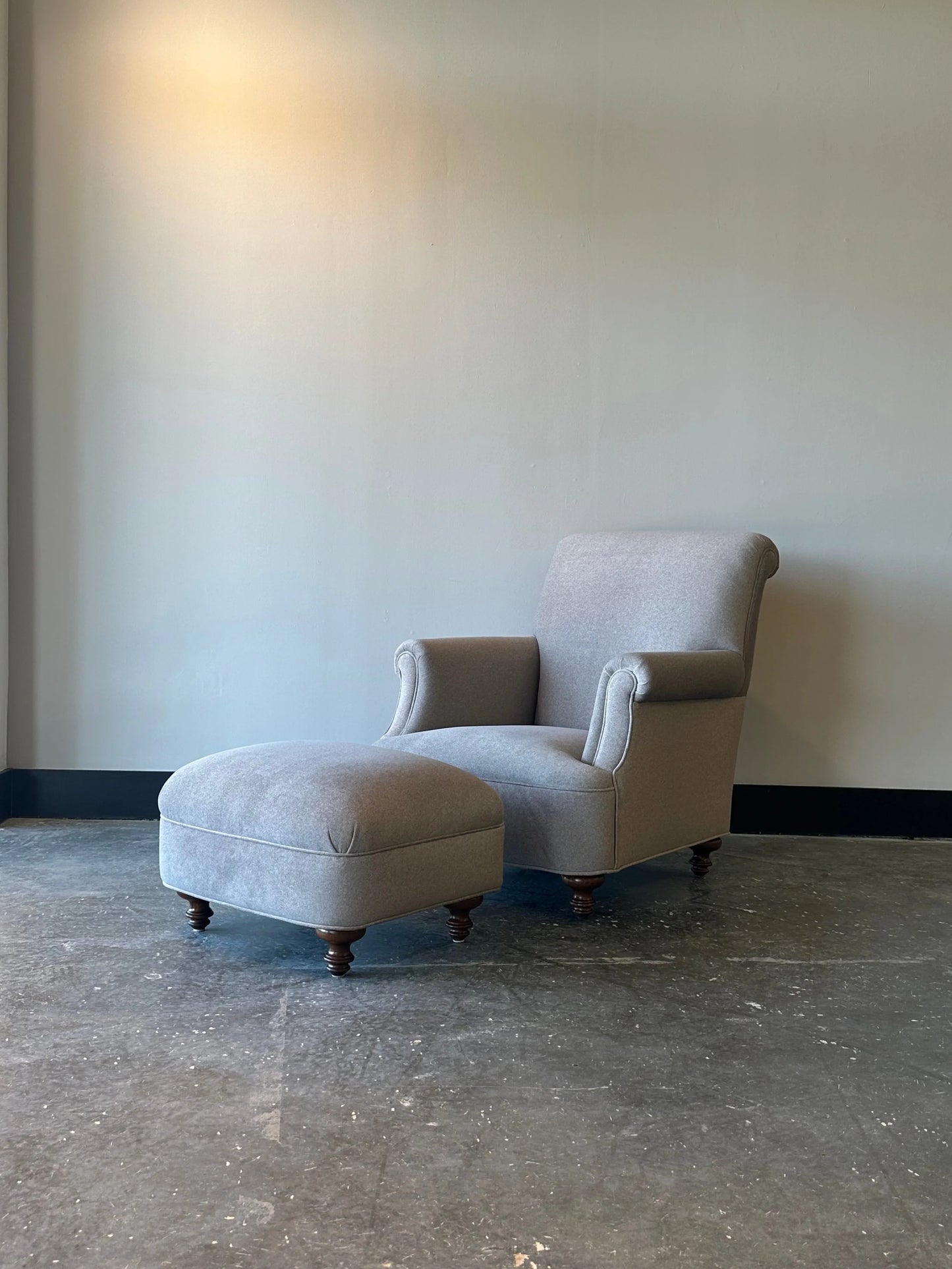 Reading Chair & Ottoman
