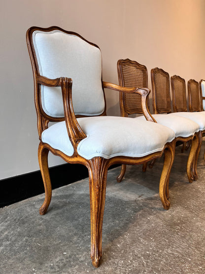 Vintage French Provincial Louis XV Style Chairs