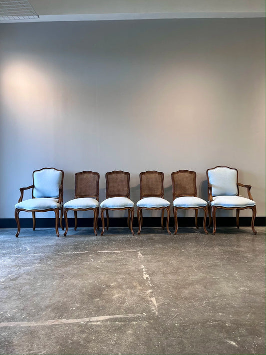 Vintage French Provincial Louis XV Style Chairs