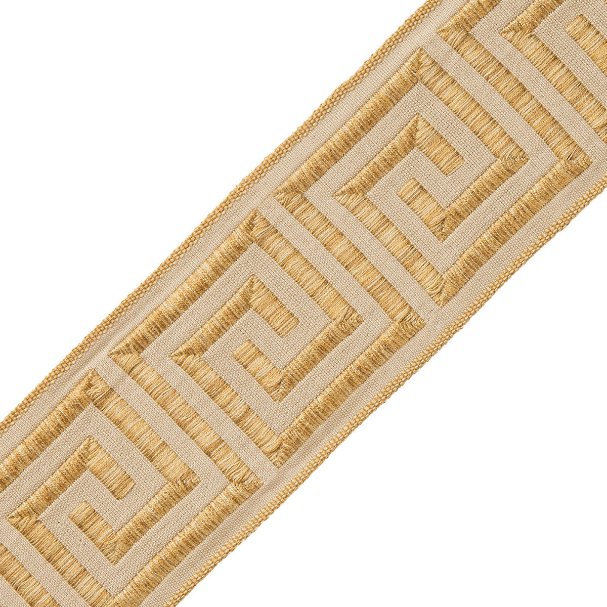 2.75" Aristotle Greek Key Trim by Samuel & Sons in Golden Strie
