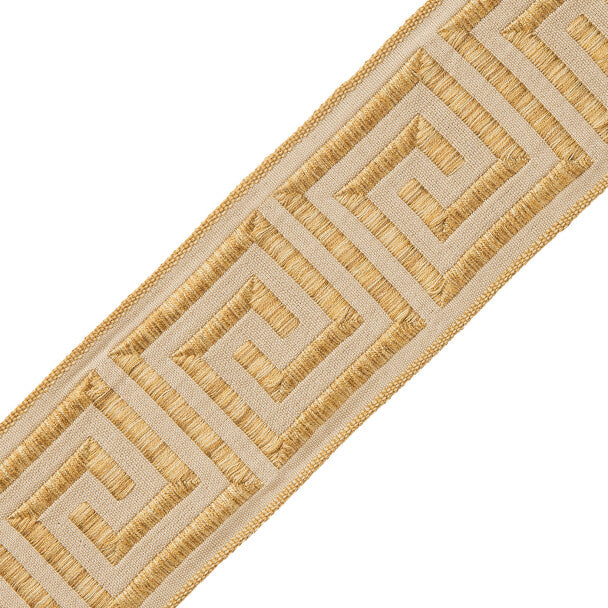 2.75" Aristotle Greek Key Trim by Samuel & Sons in Golden Strie