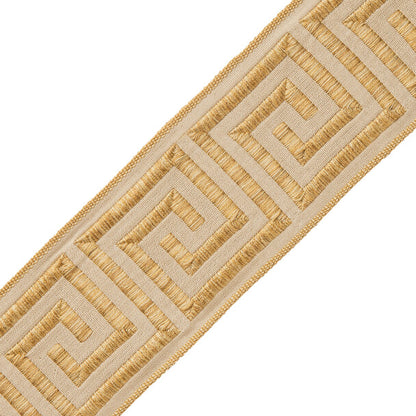 2.75" Aristotle Greek Key Trim by Samuel & Sons in Golden Strie