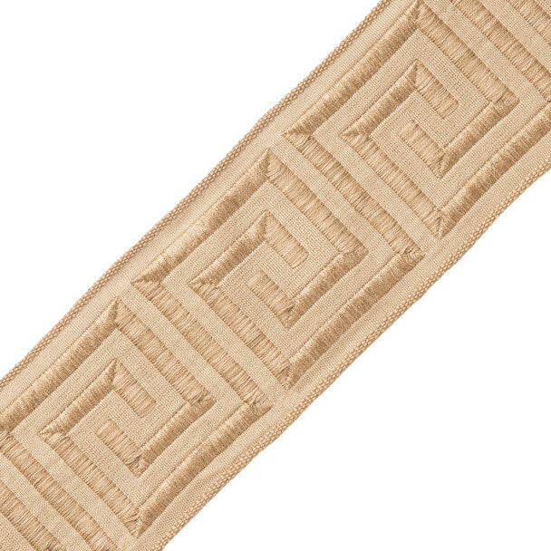 2.75" Aristotle Greek Key Trim by Samuel & Sons in Natural