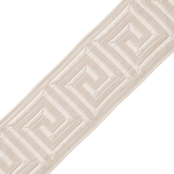 2.75" Aristotle Greek Key Trim by Samuel & Sons in Oyster