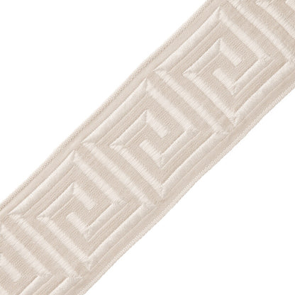 2.75" Aristotle Greek Key Trim by Samuel & Sons in Oyster