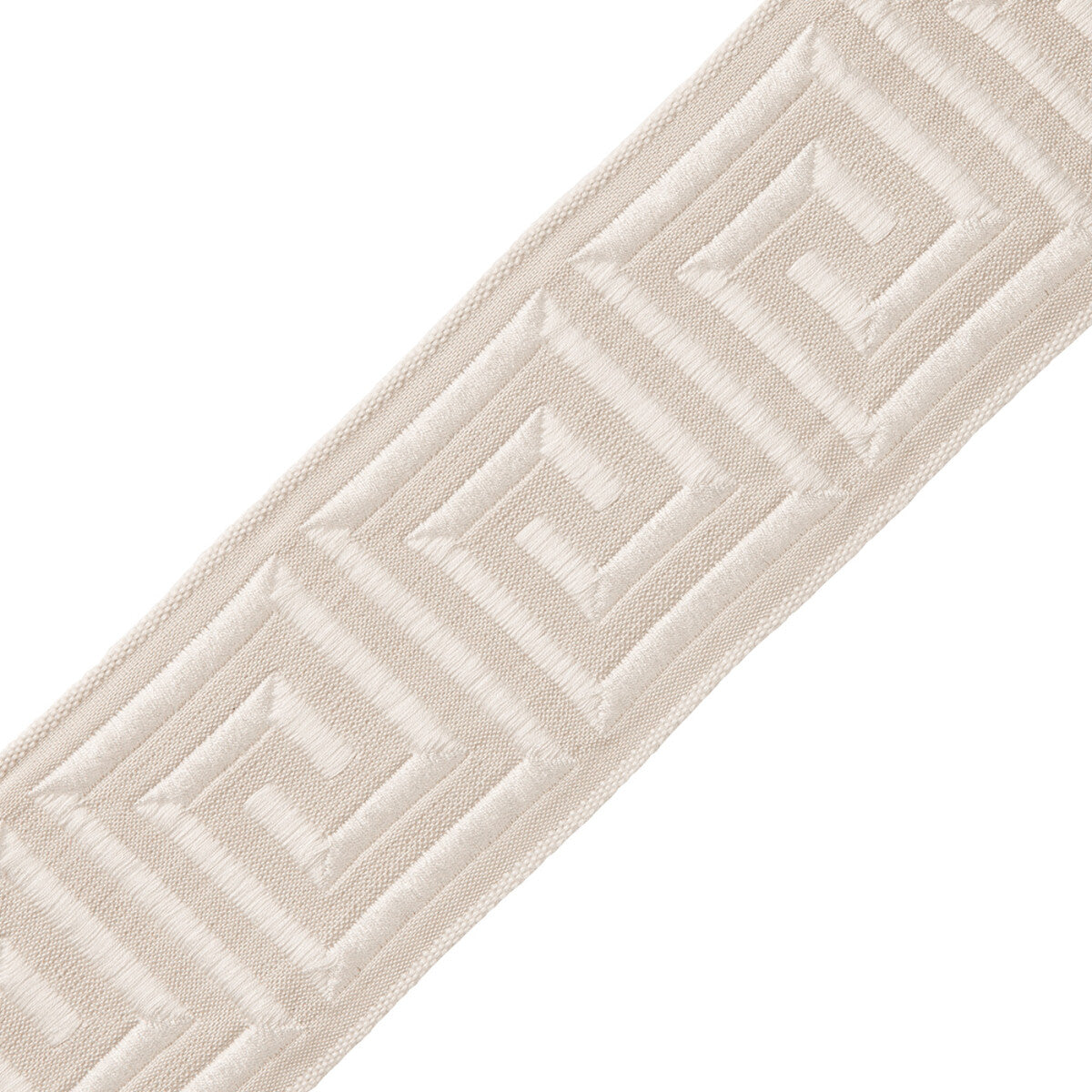 2.75" Aristotle Greek Key Trim by Samuel & Sons in Oyster