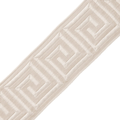 2.75" Aristotle Greek Key Trim by Samuel & Sons in Oyster