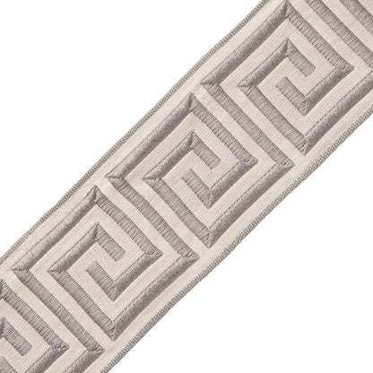 2.75" Aristotle Greek Key Trim by Samuel & Sons in Sterling