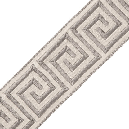 2.75" Aristotle Greek Key Trim by Samuel & Sons in Sterling