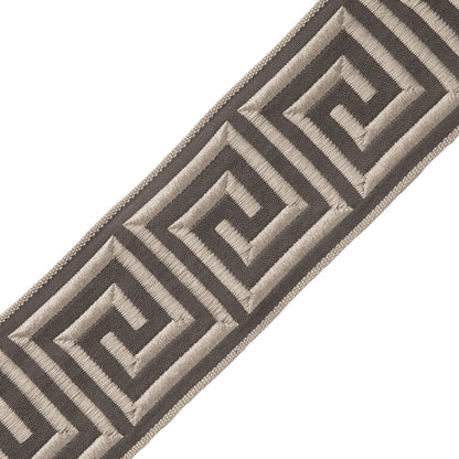 2.75" Aristotle Greek Key Trim by Samuel & Sons in Flint