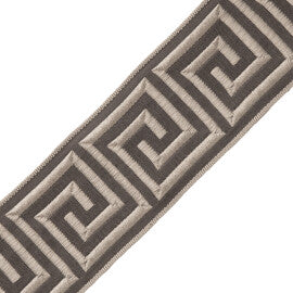 2.75" Aristotle Greek Key Trim by Samuel & Sons in Flint