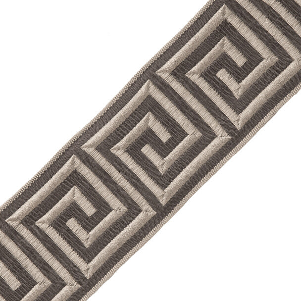 2.75" Aristotle Greek Key Trim by Samuel & Sons in Flint