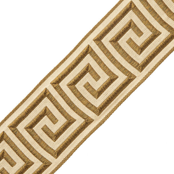 2.75" Aristotle Greek Key Trim by Samuel & Sons in Antique Gold
