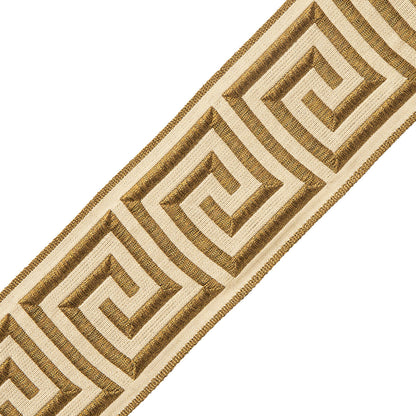 2.75" Aristotle Greek Key Trim by Samuel & Sons in Antique Gold