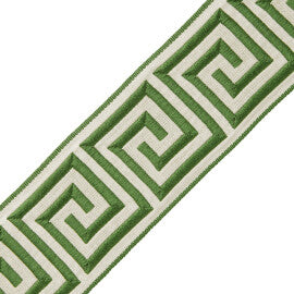 2.75" Aristotle Greek Key Trim by Samuel & Sons in Fern