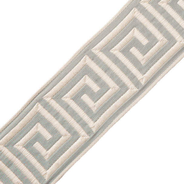 2.75" Aristotle Greek Key Trim by Samuel & Sons in Sea Crest