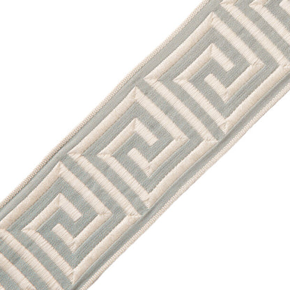 2.75" Aristotle Greek Key Trim by Samuel & Sons in Sea Crest