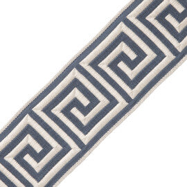 2.75" Aristotle Greek Key Trim by Samuel & Sons in Lake