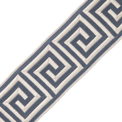 2.75" Aristotle Greek Key Trim by Samuel & Sons in Lake