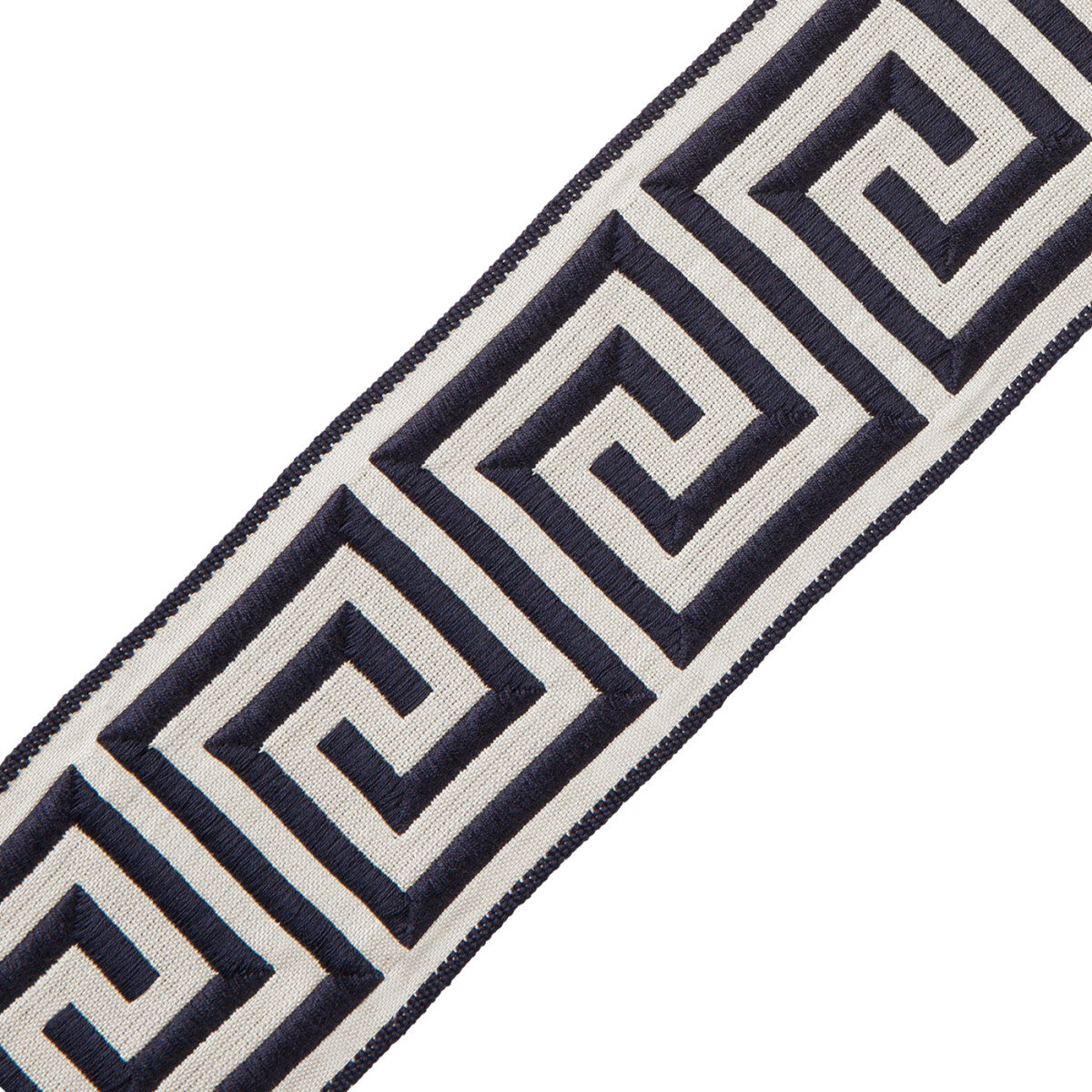 2.75" Aristotle Greek Key Trim by Samuel & Sons in Midnight Blue